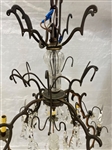Cast Iron Eight Bulb Chandelier