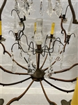 Cast Iron Eight Bulb Chandelier