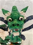 Chinese Sancai Glaze Foo Roof Tile