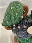 Chinese Sancai Glaze Foo Roof Tile
