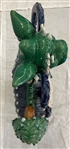 Chinese Sancai Glaze Foo Roof Tile