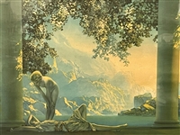 Maxfield Parrish Lithograph Daybreak
