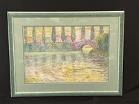 Ruel Crompton Tuttle (American b. 1866-1950) Watercolor Painting