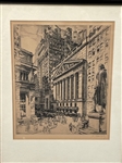 Pair of Andrew Karoly (Hungarian/American b.1893) Framed Etchings