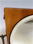 Victorian Triple Folding Shaving Mirror in Tiger Maple