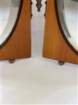 Victorian Triple Folding Shaving Mirror in Tiger Maple