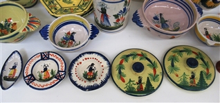 Quimper Faience France Pottery Lot