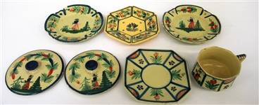 Quimper Faience France Pottery Lot