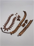 Group of Copper Renoir Jewelry