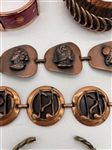 Group of Copper Bracelets: Matisse and Renoir and Rebajes