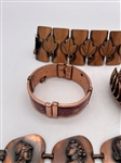 Group of Copper Bracelets: Matisse and Renoir and Rebajes