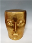 Ceramic Face Stool Attributed to Philippe Starck