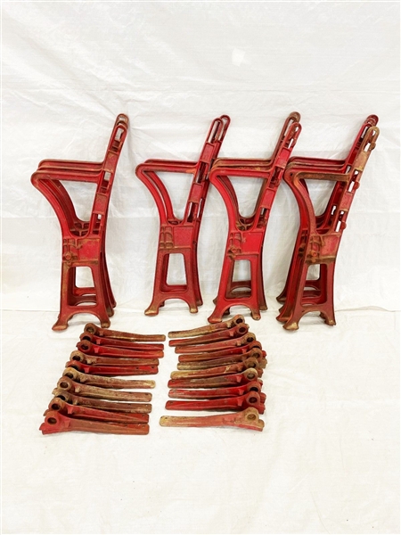 (10) Attributed to Cleveland Stadium Seats and Brackets