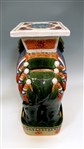 Chinese Sancai Glaze Elephant Roof Tile