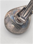 Single Jules Brenner Modernist Sterling Silver Cuff Link