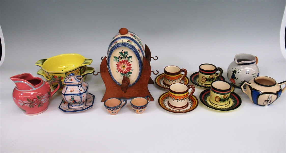 Quimper Faience France Pottery Lot