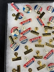 Group of Political Badges and Pins