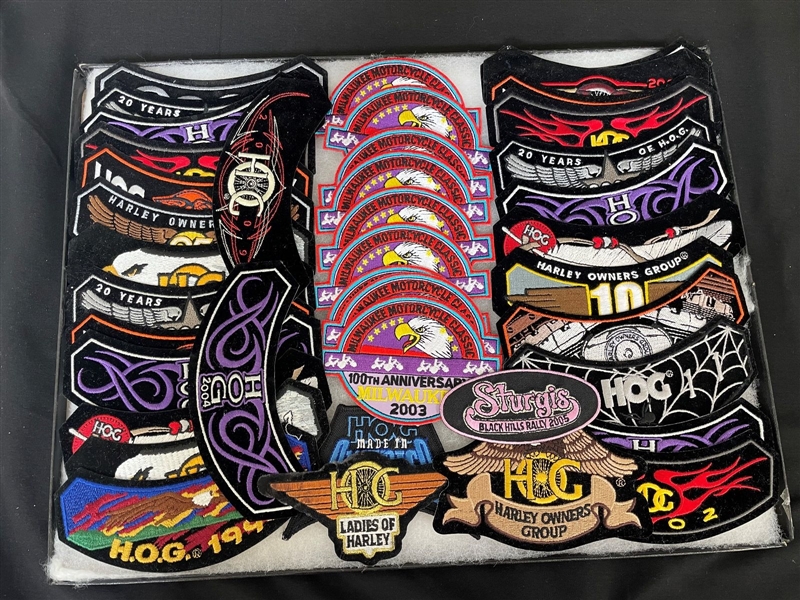 (40) Harley Owners Group Harley Davidson Patches