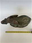 Large Elephant Soapstone Carving