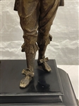 1882 Ansonia Clock Figural Clock With Spelter Musketeer Sculpture