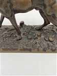 Bronze Sculpture of Pointer Hunting Dog