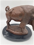 Charles M. Pannage Bronze Bison 1980