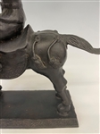 King Taksin Spelter Sculpture on Horseback 