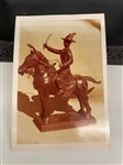 King Taksin Spelter Sculpture on Horseback 