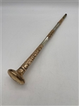 Gold Plate and Mother of Pearl Umbrella Handle 