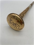 Gold Plate and Mother of Pearl Umbrella Handle 
