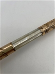 Gold Plate and Mother of Pearl Umbrella Handle 