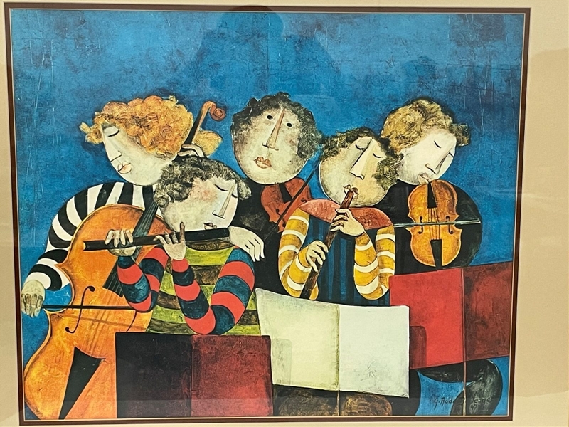Graciela Rodo Boulanger Print Matted and Framed