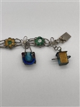 China Wire Enameled Bracelet With Charms