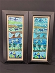 (2) Harry G. Strong Framed Tiles