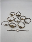 (10) Gold Filled Bulova Ladies Watches