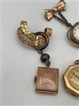 (4) Ladies Gold Filled Pendant/Brooch Watches