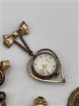 (4) Ladies Gold Filled Pendant/Brooch Watches
