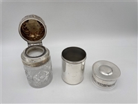 (2) Sterling Silver Vanity Pieces