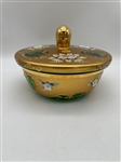 (4) Pieces Bohemian Enameled Glass