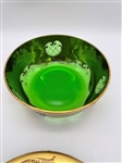 (4) Pieces Bohemian Enameled Glass