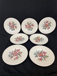 (7) Wedgwood Etruria English Luncheon Plates