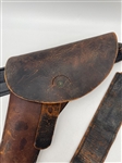 Civil War Holster by E. Gaylord, Chicopee, Mass. 