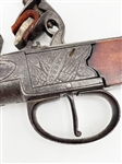 British Boxlock Flint Pistol With Bayonet