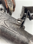 British Boxlock Flint Pistol With Bayonet