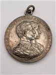 1891 Netherlands Kaiser Wilhelm II 10th Anniversary Silver Medal (#348)