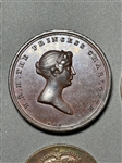 (3) Great Britain Queen Elizabeth II and Princess Charlotte Medals (#437)