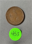 1833 Andrew Jackson Hard Times Token (#453)