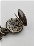 Sterling Brooch Watch With Fleur De Lis English Hallmark (#509)