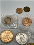 (57) Large Group of United States Presidents Tokens and Medals (#531)