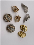 (4) Pairs Crown Trifari Earrings